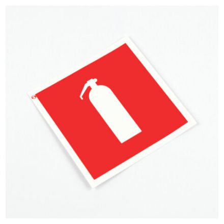 Знак пожарной безопасности "Огнетушитель", КОМПЛЕКТ 10 штук, 100х100 мм, пленка, F04 Знак пожарной безопасности "Огнетушитель", КОМПЛЕКТ 10 штук, 100х100 мм, пленка, F04