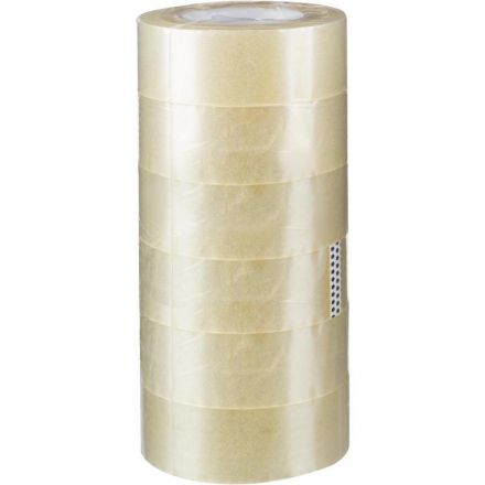 Клейкая лента упаковочная 48мм x 200м 40мкр прозрачная 6 шт/уп СПб Клейкая лента упаковочная 48мм x 200м 40мкр прозрачная 6 шт/уп СПб