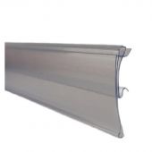 Ценникодержатель полочный HSAC 39 дл.1238мм (внут.ш.23мм),прозрачн,70шт/уп