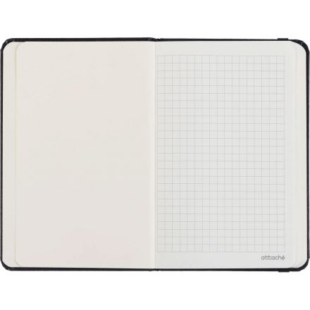 Бизнес-блокнот Attache (100x150 мм) А6, Эссэ,балакр,резин,клетка,черный,80л Бизнес-блокнот Attache (100x150 мм) А6, Эссэ,балакр,резин,клетка,черный,80л