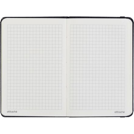 Бизнес-блокнот Attache (100x150 мм) А6, Эссэ,балакр,резин,клетка,черный,80л Бизнес-блокнот Attache (100x150 мм) А6, Эссэ,балакр,резин,клетка,черный,80л