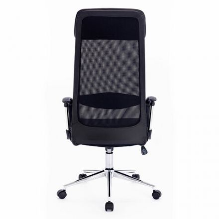 Кресло офисное BRABIX "Flight R EX-541", хром, ткань TW, сетка, черное, 532517 Кресло офисное BRABIX "Flight R EX-541", хром, ткань TW, сетка, черное, 532517