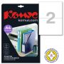 Этикетки самоклеящиеся Promega label (Комус) 210х148 мм 2 штуки на листе белые (25 листов в упаковке)