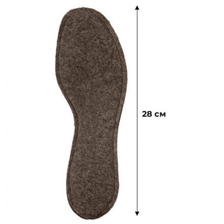 Стельки вкладные р.44, войлок Стельки вкладные р.44, войлок