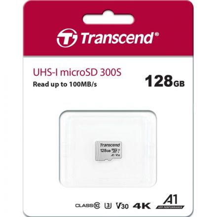 Карта памяти Transcend 300S microSDXC 128Gb UHS-I A1, TS128GUSD300S
