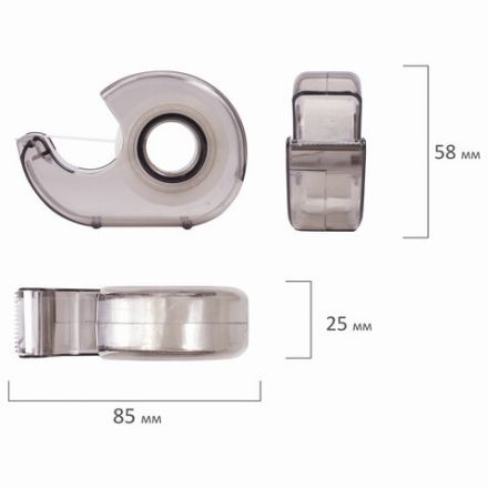 Клейкая лента 12 мм х 10 м в диспенсере, BRAUBERG, 227263 Клейкая лента 12 мм х 10 м в диспенсере, BRAUBERG, 227263