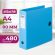 Папка-регистратор А4 80мм Attache на резинке, полифом, голубой Папка-регистратор А4 80мм Attache на резинке, полифом, голубой