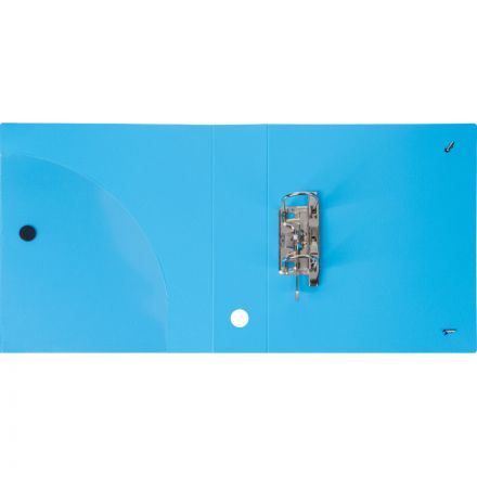 Папка-регистратор А4 80мм Attache на резинке, полифом, голубой Папка-регистратор А4 80мм Attache на резинке, полифом, голубой