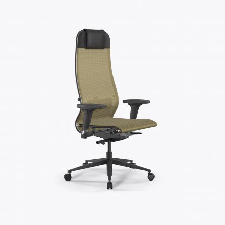 Кресло SynchroSit 10 B1-104D - T /Um00/Nb00/D02P(M23.B11.G19.W02) Золотой ротанг