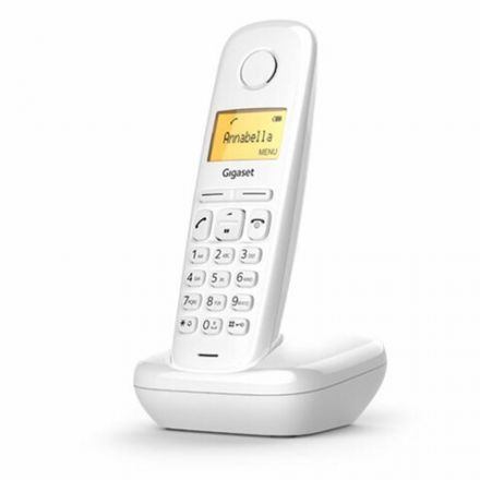 Радиотелефон GIGASET A170, память 50 номеров, АОН, повтор, часы, белый, S30852H2802S302 Радиотелефон GIGASET A170, память 50 номеров, АОН, повтор, часы, белый, S30852H2802S302