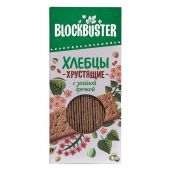 Хлебцы Blockbuster хрустящие с зеленой гречкой, 130г