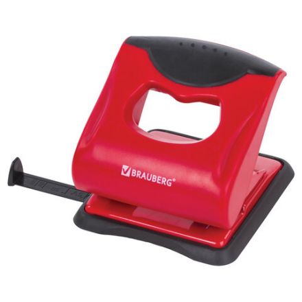 Дырокол BRAUBERG "JET PRO", до 30 листов, красно-черный, 228601 Дырокол BRAUBERG "JET PRO", до 30 листов, красно-черный, 228601