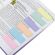 Закладки для книг МАГНИТНЫЕ, "PASTEL", набор 6 штук, 60x20 мм, BRAUBERG, 117013