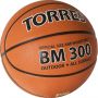 Мяч баск. трен. Torres BM300, B02015, р.5 темнооранжево-черный Мяч баск. трен. Torres BM300, B02015, р.5 темнооранжево-черный
