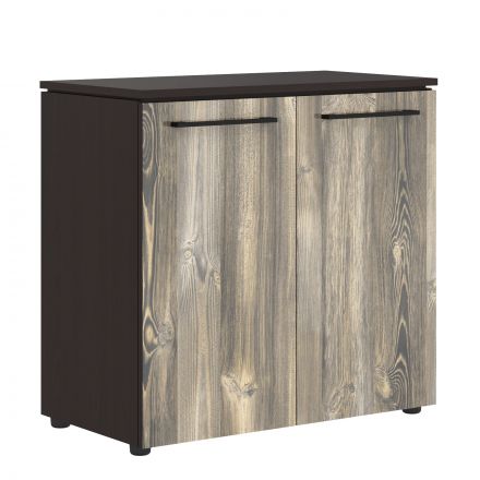 Шкаф с глухими малыми дверьми MLC 85.1 Дуб Базель/Венге Магия 854х423х821 Шкаф с глухими малыми дверьми MLC 85.1 Дуб Базель/Венге Магия 854х423х821