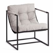 Кресло Charli/Чарли рогожка, серо-бежевый, 3M 16/2, 70х70х84 см Кресло Charli/Чарли рогожка, серо-бежевый, 3M 16/2, 70х70х84 см