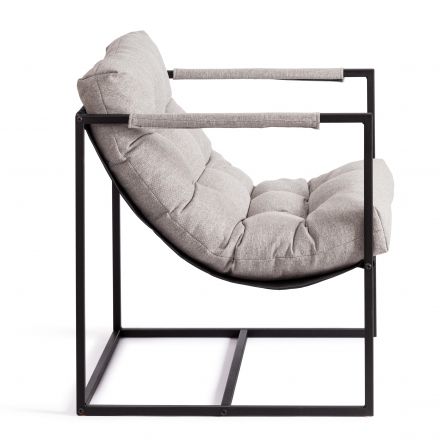 Кресло Charli/Чарли рогожка, серо-бежевый, 3M 16/2, 70х70х84 см Кресло Charli/Чарли рогожка, серо-бежевый, 3M 16/2, 70х70х84 см