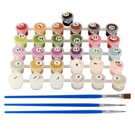 Картина по номерам 40х50 см ОСТРОВ СОКРОВИЩ "Натюрморт с сиренью и черешней" на подрамнике, акрил, кисти, 662912 Картина по номерам 40х50 см ОСТРОВ СОКРОВИЩ "Натюрморт с сиренью и черешней" на подрамнике, акрил, кисти, 662912