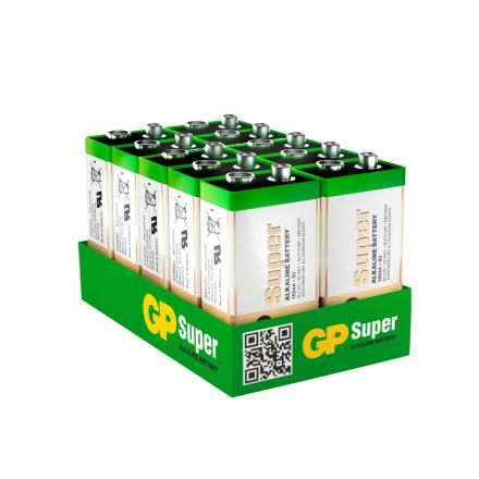 Батарейка GP Super 6LR61/Крона 9V/1604A алкалин.10 шт/уп, 1шт/бл Батарейка GP Super 6LR61/Крона 9V/1604A алкалин.10 шт/уп, 1шт/бл