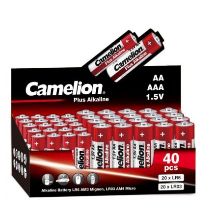 Батарейка Camelion Plus Alkaline COMBO40 40шт/бл 20LR6 + 20LR03-CB(14981) Батарейка Camelion Plus Alkaline COMBO40 40шт/бл 20LR6 + 20LR03-CB(14981)
