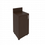 Light Тумба (узкая) с полкой и бортиком С-ТУ-40 (L) Венге 400*400*750