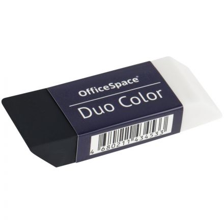 Ластик OfficeSpace "Duo Color", прямоугольный, ECO-ПВХ, 59*21*10мм Ластик OfficeSpace "Duo Color", прямоугольный, ECO-ПВХ, 59*21*10мм