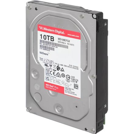 Жесткий диск WD Red Plus 10Tb 3.5 SATA, 7200RPM(WD100EFGX)