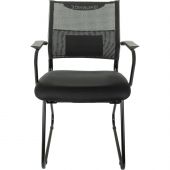 Конференц-кресло VB_Бюрократ CH Balance-Av сетка/ткань,полозья металл черн Конференц-кресло VB_Бюрократ CH Balance-Av сетка/ткань,полозья металл черн