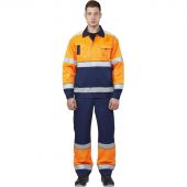 Костюм рабочий летний мужской Оранж КПК оранж./т.син. (р.60-62) 194-200 Костюм рабочий летний мужской Оранж КПК оранж./т.син. (р.60-62) 194-200