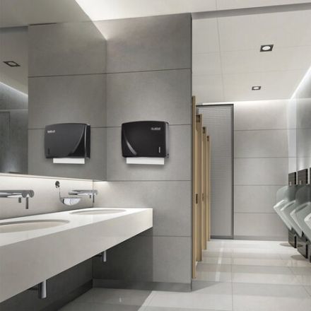 Диспенсер для полотенец LAIMA PROFESSIONAL ORIGINAL (Система H3), V-сложения, черный, ABS, 605762 Диспенсер для полотенец LAIMA PROFESSIONAL ORIGINAL (Система H3), V-сложения, черный, ABS, 605762