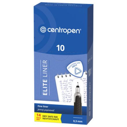 Ручка капиллярная (линер) СИНЯЯ CENTROPEN "Elite liner", линия 0,3 мм, 4721, 247210106 Ручка капиллярная (линер) СИНЯЯ CENTROPEN "Elite liner", линия 0,3 мм, 4721, 247210106
