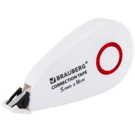 Корректирующая лента BRAUBERG SUPER, 5 мм х 16 м, корпус белый, блистер, 229061 Корректирующая лента BRAUBERG SUPER, 5 мм х 16 м, корпус белый, блистер, 229061