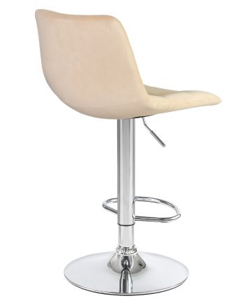 Набор 2 шт Стул барный DOBRIN TAILOR, бежевый велюр (MJ9-10)