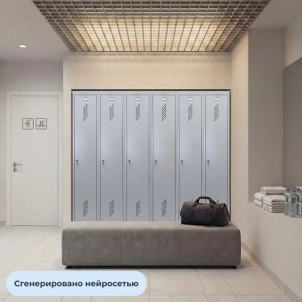 Шкаф для одежды металлический Комус Мебель ML-11-50D