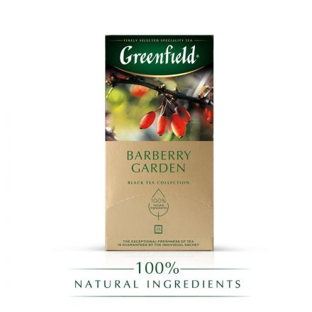 Чай Greenfield Barberry garden черный с барбарисом 25 пакетиков