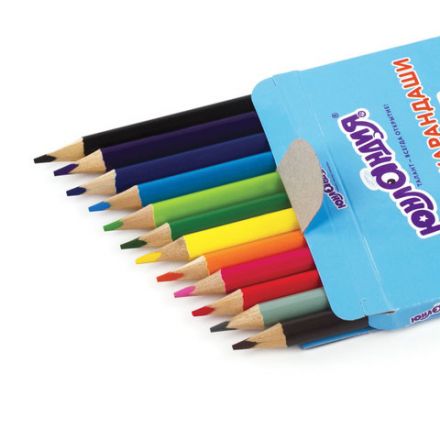 Карандаши цветные ЮНЛАНДИЯ "ЮНЛАНДИК БЫСТРЕЕ ВСЕХ", 12 цветов, трехгранные, грифель 3 мм, натуральное дерево, 181388 Карандаши цветные ЮНЛАНДИЯ "ЮНЛАНДИК БЫСТРЕЕ ВСЕХ", 12 цветов, трехгранные, грифель 3 мм, натуральное дерево, 181388