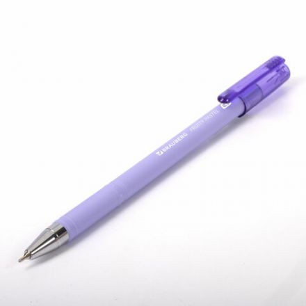 Ручка шариковая масляная BRAUBERG "FRUITY Pastel", СИНЯЯ, soft-touch, узел 0,7 мм, линия письма 0,35 мм, 142958, OBP322 Ручка шариковая масляная BRAUBERG "FRUITY Pastel", СИНЯЯ, soft-touch, узел 0,7 мм, линия письма 0,35 мм, 142958, OBP322