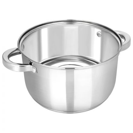 Кастрюля нерж Rondy 3,9л , D=21,5cм, SH07393 Кастрюля нерж Rondy 3,9л , D=21,5cм, SH07393