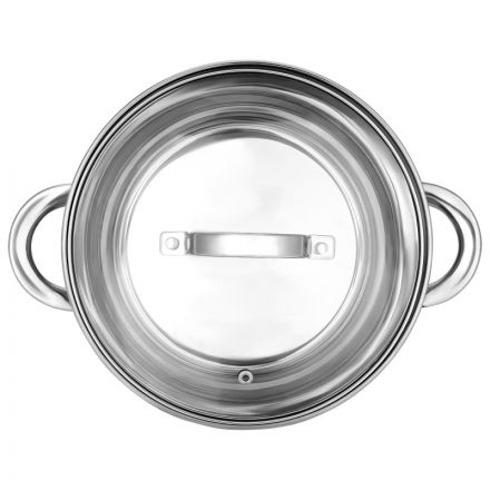 Кастрюля нерж Rondy 3,9л , D=21,5cм, SH07393 Кастрюля нерж Rondy 3,9л , D=21,5cм, SH07393