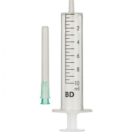 Шприц 2-комп. однораз. 10мл LS 21G(0,8х40) прил. 100шт/уп BD