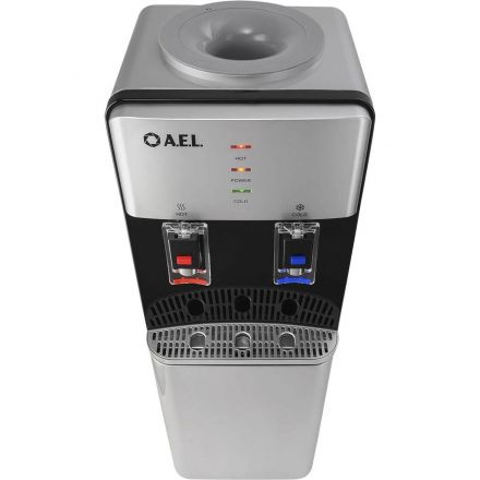 Кулер AEL LD-AEL-40c silver/black  для воды,шкафчик нагрев/электр охл