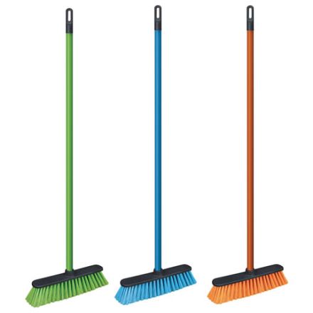 Щетка для уборки с черенком 110 см, ширина 31 см, щетина 7 см, пластиковая, еврорезьба, AZUR, 51030 Щетка для уборки с черенком 110 см, ширина 31 см, щетина 7 см, пластиковая, еврорезьба, AZUR, 51030