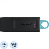 Флеш-память Kingston DataTraveler Exodia, USB 3.2 G1, син/чер, DTX/64GB Флеш-память Kingston DataTraveler Exodia, USB 3.2 G1, син/чер, DTX/64GB