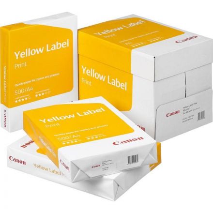 Бумага для офисной техники Canon Yellow Label Print (А4, 80 г/кв.м, белизна 146% CIE, 500 листов) Бумага для офисной техники Canon Yellow Label Print (А4, 80 г/кв.м, белизна 146% CIE, 500 листов)