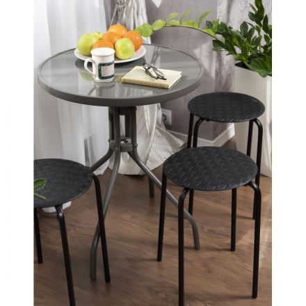 Табурет XPP_Береста с круглым сиденьем h45 черный Табурет XPP_Береста с круглым сиденьем h45 черный