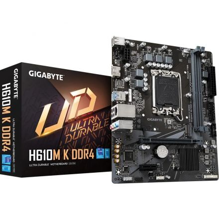 Материнская плата Gigabyte H610M K DDR4, s1700, H610, 2xDDR4, mATX