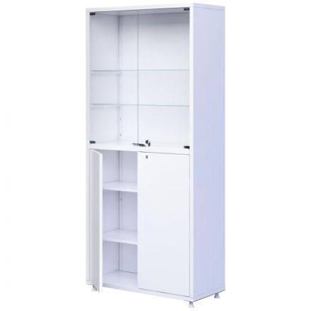 Шкаф MEG_медицинский 2секц.двухств. ШМ-02 МСК-647.02/06 ст/мет,700х320х1655