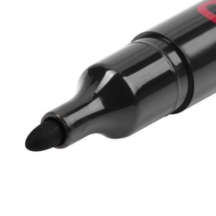 Маркер перманентный ОФИСМАГ, ЧЕРНЫЙ, круглый наконечник, 3 мм, с клипом, 151197 Маркер перманентный ОФИСМАГ, ЧЕРНЫЙ, круглый наконечник, 3 мм, с клипом, 151197