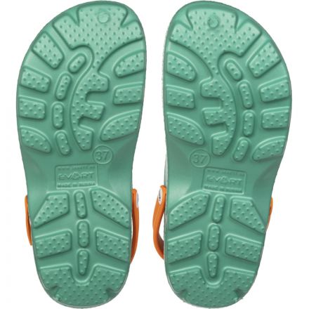 Сабо женские Ола, аквамарин/оранжевый р.36 Сабо женские Ола, аквамарин/оранжевый р.36