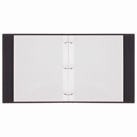 Фотоальбом BRAUBERG на 20 магнитных листов, 23х28 см, под гладкую кожу, на кольцах, коричневый, 390492